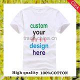 Custom printed t-shirt designer logo unisex t shirt 100% cotton t shirt short sleeve blank tees for men and women