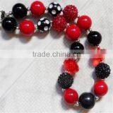 Wholesale Baby Girl's Necklace Handmade Plastic Bead Cheap Plastic Bead Necklace for Children thumbnail-4