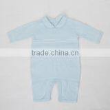 Fashion Turn-down Collar Cotton Baby Romper Trim Contrast Color One Piece Sweater thumbnail-1