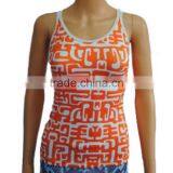 Custom Made Yoga Tops O Neck Printed Comfortable Ladies Yoga Top thumbnail-1