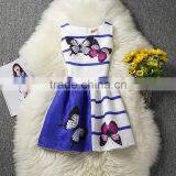 Baby Frock Design Pictures Fancy Printing Dresses for Baby Girls#F0093 thumbnail-3