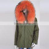 Myfur Customized Rainbow Colored Fox Fur Lined Parkas In Top Quality thumbnail-2