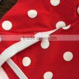 2015 New Red Dot Baby Romper Tutu Romper Dress With Matching Headband and Leg Warmer thumbnail-3