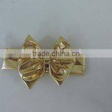 Baby Girls Shiny Headbands Golden Yellow Accessories Fashion Elastic Girls Hair Bands Hair Accessories for Girls Wholesale Bands thumbnail-3