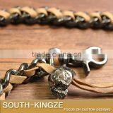 Leather and Alloy Metal Punk Style Pants Pendant thumbnail-2