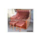 Wicker Roofed Beach Chair thumbnail-1