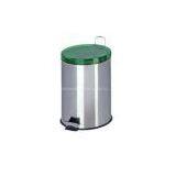 Stainless Steel Pedaling Garbage Can thumbnail-2