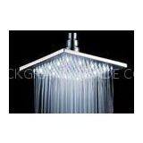 Large Square Ceiling Ball Joint Rain Shower Head With White Led Light thumbnail-1