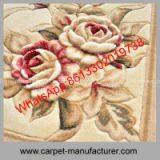 China Machine Made Loop Tile Jacquard Wool Carpet Rugs With PP Backing thumbnail-3