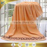 100% Cotton Bordered Bath Towels Cheap Jacquarded Towel Made in China thumbnail-2
