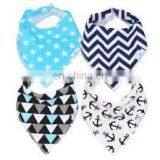 100% Organic Cotton Bandana Baby Drool Bib, thumbnail-5
