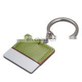 Promotional PU Leather Tag Keychain / Bulk Leather Tags