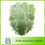 3 Tones WHITE/PURPLE/TURQUOISE Curly Goose Feather Pads,Nagoire Feather Pads for Baby DIY Headband thumbnail-3