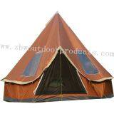 Large Luxury Cotton Camping Tents for Family thumbnail-3