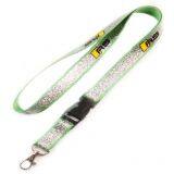 Double Layer Custom Polyester Lanyard Double Layer Woven Lanyard Shiny Rainbow Lanyard thumbnail-4