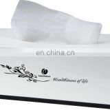 Simply Plastic Refillable Tissue Box / Paper Napkin Dispenser,White.CD-8497A