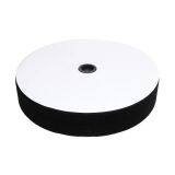 100% Nylon 20mm-100mm Black and White Unnapped Loop Unbrushed Loop for Snow Clothing Garments and Sporting Goods thumbnail-2