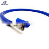 Tinned Copper 0 Gauge Blue Amplifier Power/Ground Wire 1/0 Ga Amp Cable thumbnail-2