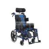 High back reclining pediatric cerebral palsy children wheelchair