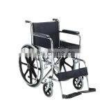 Silla de Ruedas Manual Plegable Medica Portatil de Acero Para Discapacitados thumbnail-1