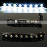 12V Led Car DRL Light,8LEDS 10W Daytime Running Light