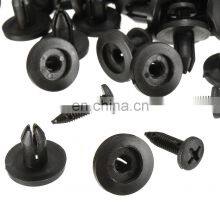 50Pcs Auto Bumper Fastener 6mm Hole Rivet Retainer Push Engine Cover for Fender Car Door Trim Panel Clip Fasteners for Toyota thumbnail-2