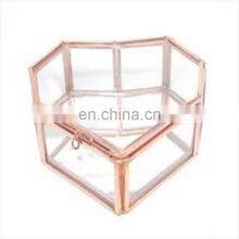Heart Shape Glass Box