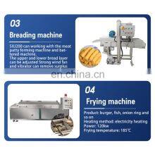 Automatic Burger Patty Forming Machine Chicken Nuggets Production Line thumbnail-3