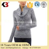 2016 Hot sale knitted cashmere sweater new design girl sweater knitting machine price