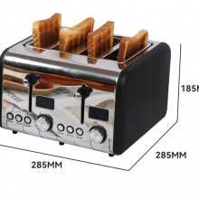 Fully Automatic Sandwich Toaster Four Slice Home Mini Mini Breakfast Machine Appliances(Wechat:13510231336)