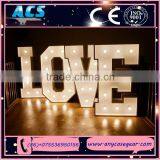 ACS Free Standing Wedding Decoration Light Bulb Led Love Letters thumbnail-4