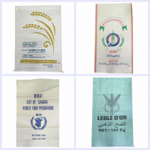 Die Cut Handle Polypropylene Color Strip Woven Messenger Bag Market Sack Lamination With Logos thumbnail-4