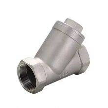 Stainless Steel CF8M Female Thread Ends Y-Type Strainer 800 PSI BSP