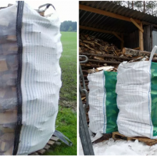 Supplier for Best Price Container Big Bag FIBC Vented Log Bag With Mosquito Mesh Net Bags 1 Tonne Sacks for Logs thumbnail-2