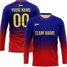 Custom Long Sleeve Basketball Soccer Football Shooting T-Shirt For Adults And Kids thumbnail-1