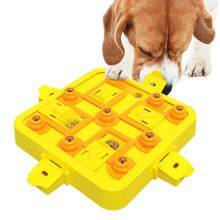 Custom Wholesale Pet Slow Feeder Bowl New Chessboard Design Cat Dog Puzzle Toy Interactive Feeding Dish thumbnail-5