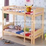 New fashion furniture pine wood double bunk children bed