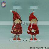 Metal Boy and Girl With Candle Holder Parts for Decorating Home thumbnail-2
