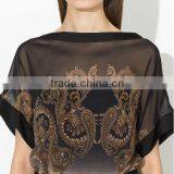 2016 Summer Dress Chiffon and Printing Flower thumbnail-3