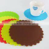 Hot Sale Amazon Silicone Cup Holders/Silicone Mat/Coaster/Silicone Cup Pad thumbnail-3