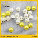 Round loose abs beads like pearl / jewelry bead supply / plastic bead