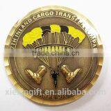 2015 Newest Die Casting Gold Silver Plated 3D Gold Eagle Replica Coins thumbnail-1