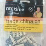 Plasterboard Plugs &screws Small Packing for Super Market Selling thumbnail-1