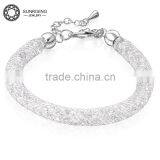 Alloy With Crystal 18k White Gold Jewelry Bracelet thumbnail-1