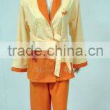 100% Cotton Wholesale Women Towel Bathrobe thumbnail-1