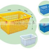 Plastic turnover basket