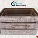 Reclaimed Slat Flower Box Wood Planter Boxes