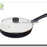 High Performance Nonstick Season Aluminum Saute Pan /Wok With One Handle thumbnail-1