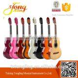 Differrent Color Quality Student Beginner 38 Size Ripple Pattern Colour Basswood Acoustic Folk Guitar thumbnail-1