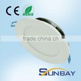 170mm Cutout Led 6 Inch 12w Recessed Led Down Light